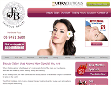 Tablet Screenshot of facequebeauty.com.au